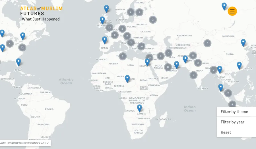 Atlas of Muslim Futures Map