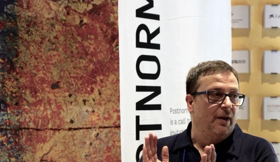 Jordi Serra at the Barcelona Exhibition