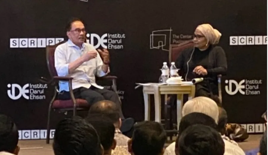 Anwar Ibrahim is interviewed by Jasmin Abdul Wahab