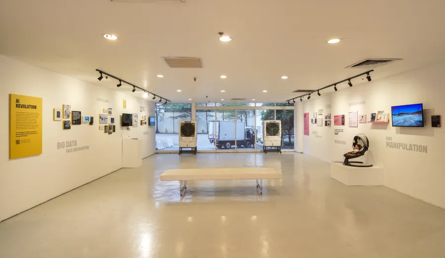 Wide Shot of the PNT Exhibiton Upstairs